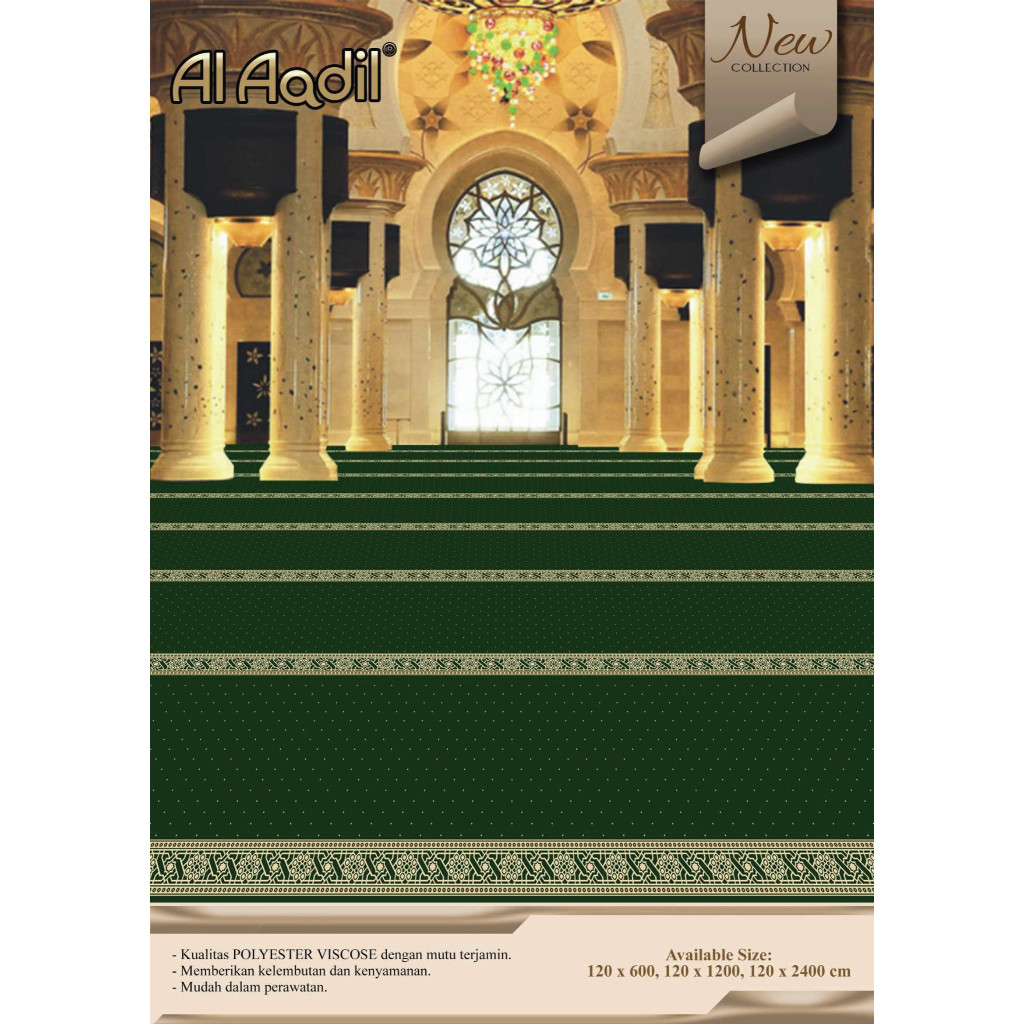 Karpet Masjid Al-Aadil Meteran / Karpet Sajadah / Karpet Mushola