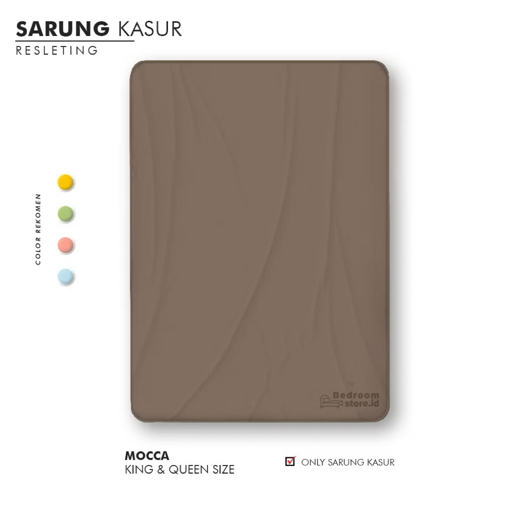 Sarung Kasur Resleting 160x200 Tinggi 30 Cm