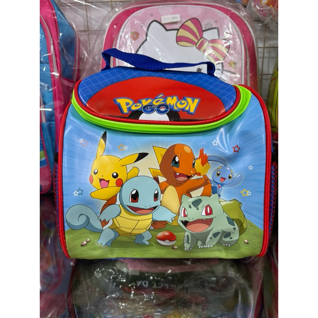 TAS POKEMON PIKACHU TAS ANAK TK COWOK SELEMPANG TAS BEKAL