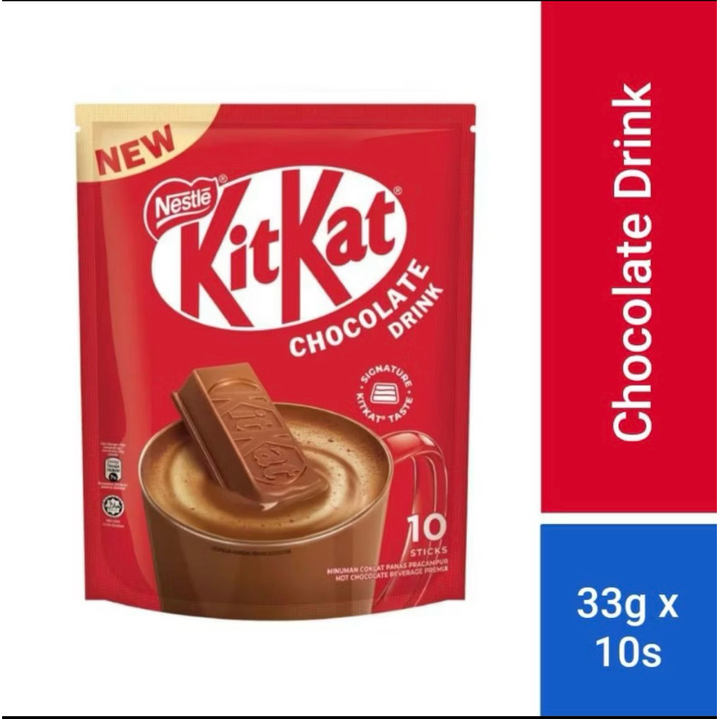

KITKAT Hot Chocolate Drink Malaysia (10S x 33G)