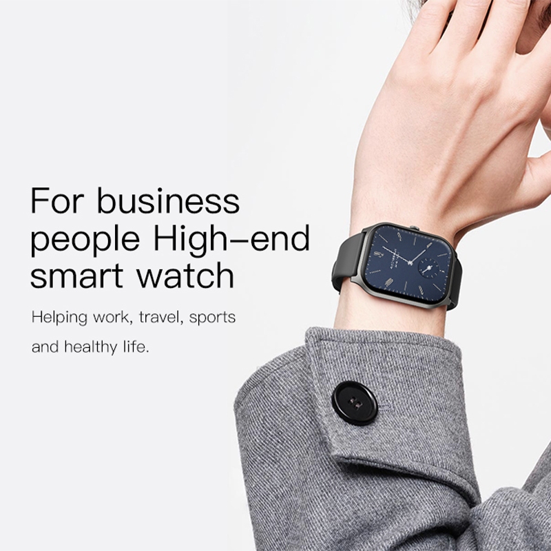 big promo wiselion zl77j smartwatch 2.01" hd waterproof ip68 bt call health monitoring jam tangan