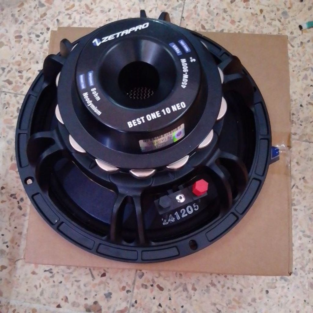 Speaker Zetapro best one10 neodinium/SPEAKER ZETAPRO BEST ONE10NEO