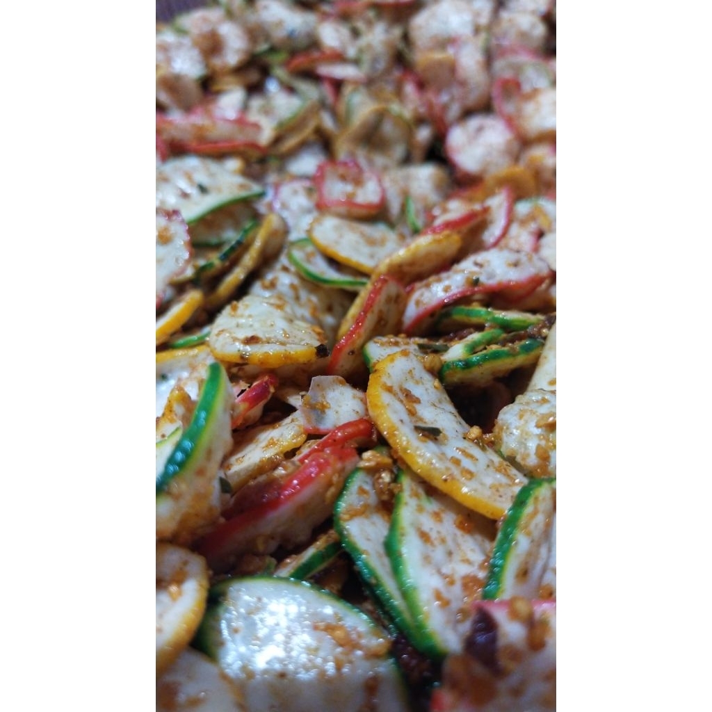 

krupuk seblak bantet pedas daun jeruk 500gr homemade