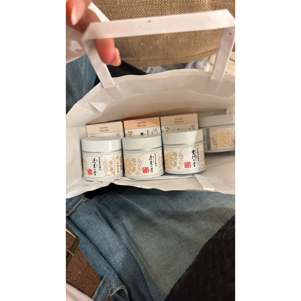 

ippudo ikuyo 30gr & ippodo hatsu