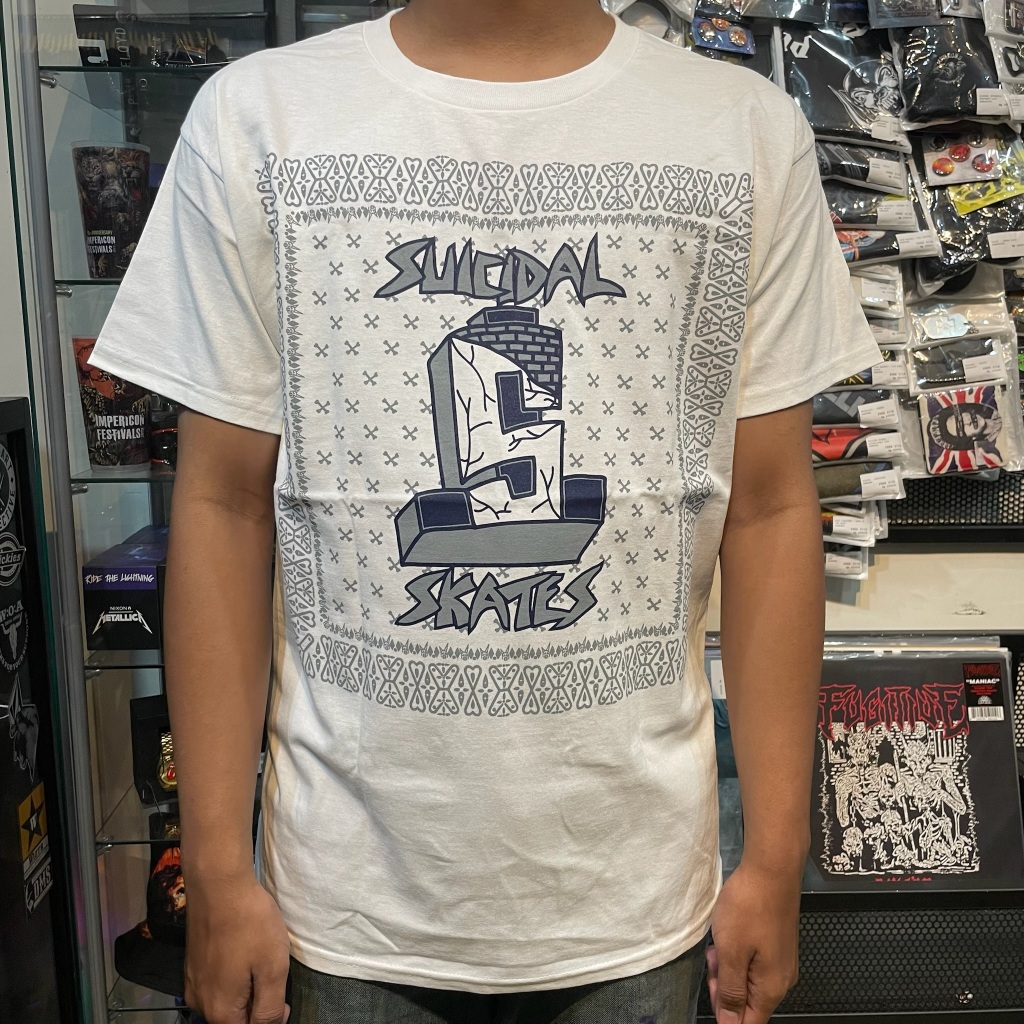 T Shirt Band Official SUICIDAL TENDENCIES - SKATES (WHITE) Original