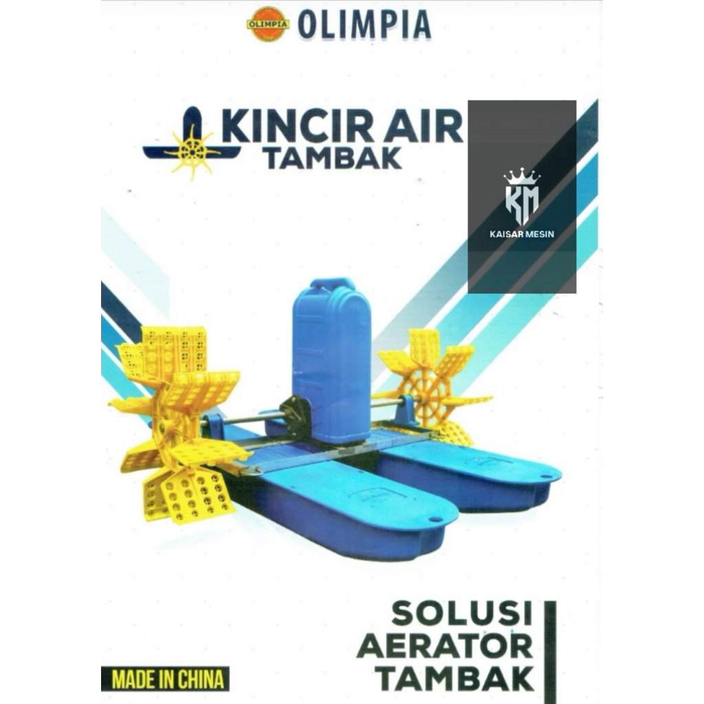 Pompa Kincir Air Tambak Ikan Udang 1HP 1 Phase Olimpia