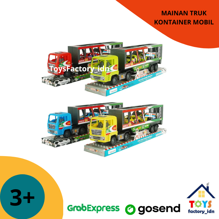 Mainan Anak Truk Kontainer Mobil KGP 129-1 Kaguyaplas