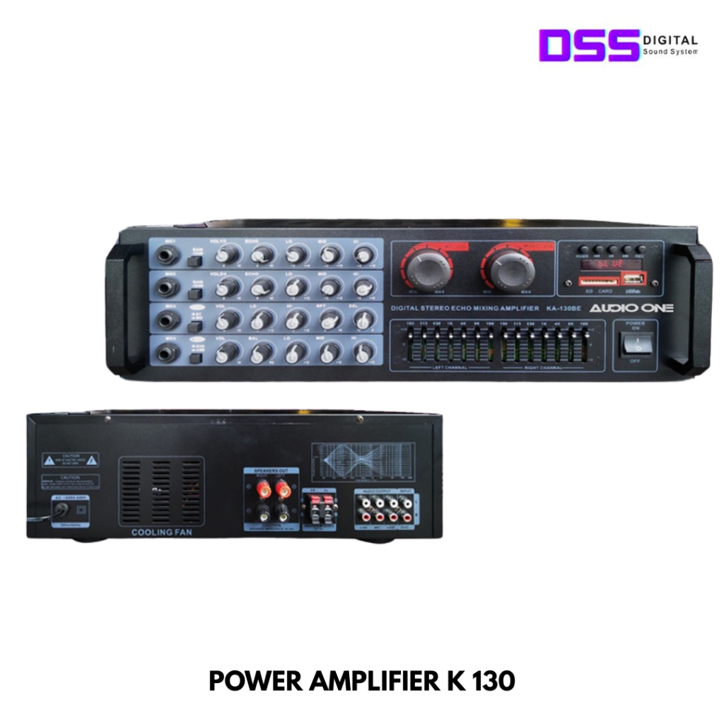 Power Amplifier AUDIO ONE K 130 Original Best Quality