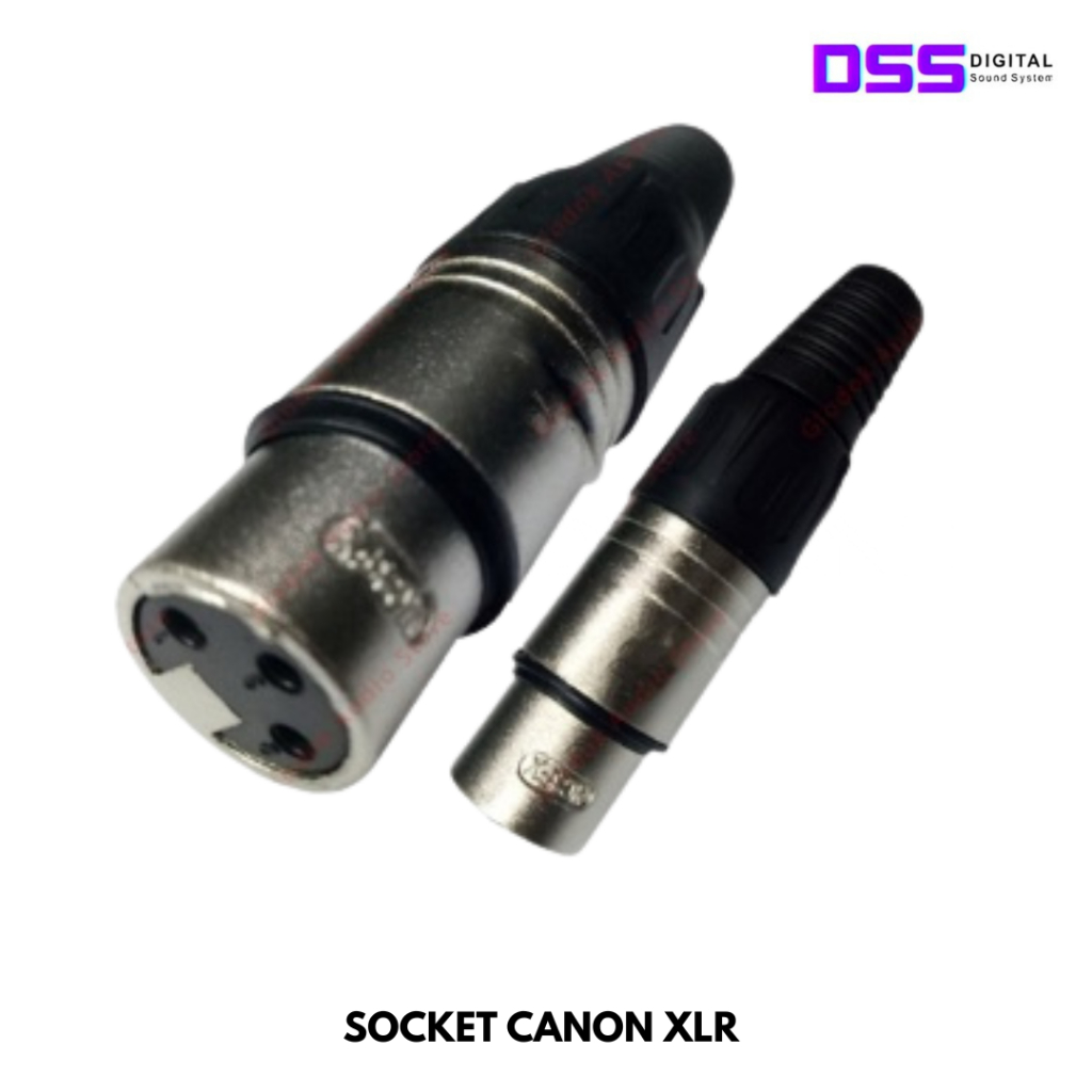 Jack Cannon Female - Jack Connector XLR Male Female