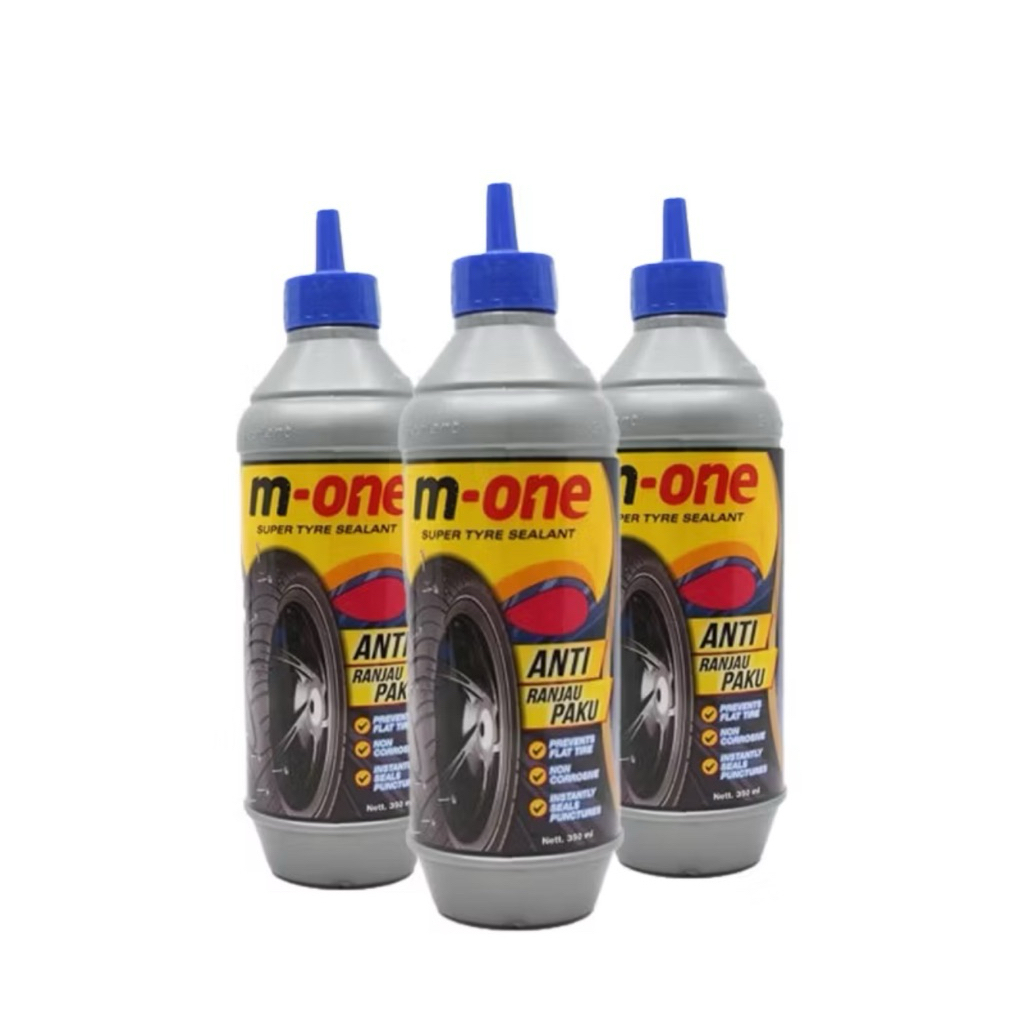 Cairan Anti Bocor Ban Tubles Tubeless Motor Mobil Original M One 350 Ml