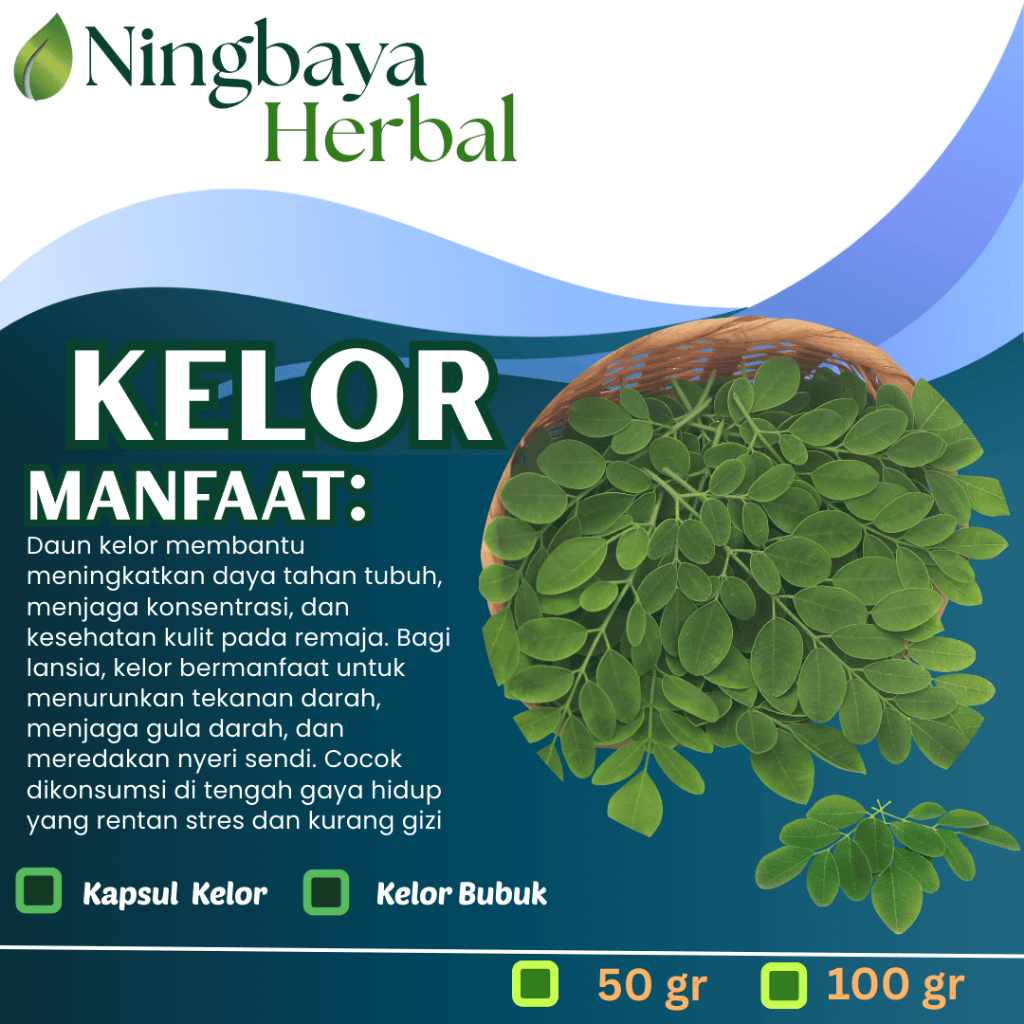 

Daun Kelor/moringa leaves(kapsul dan bubuk) bisa 50gr bisa 100 gr