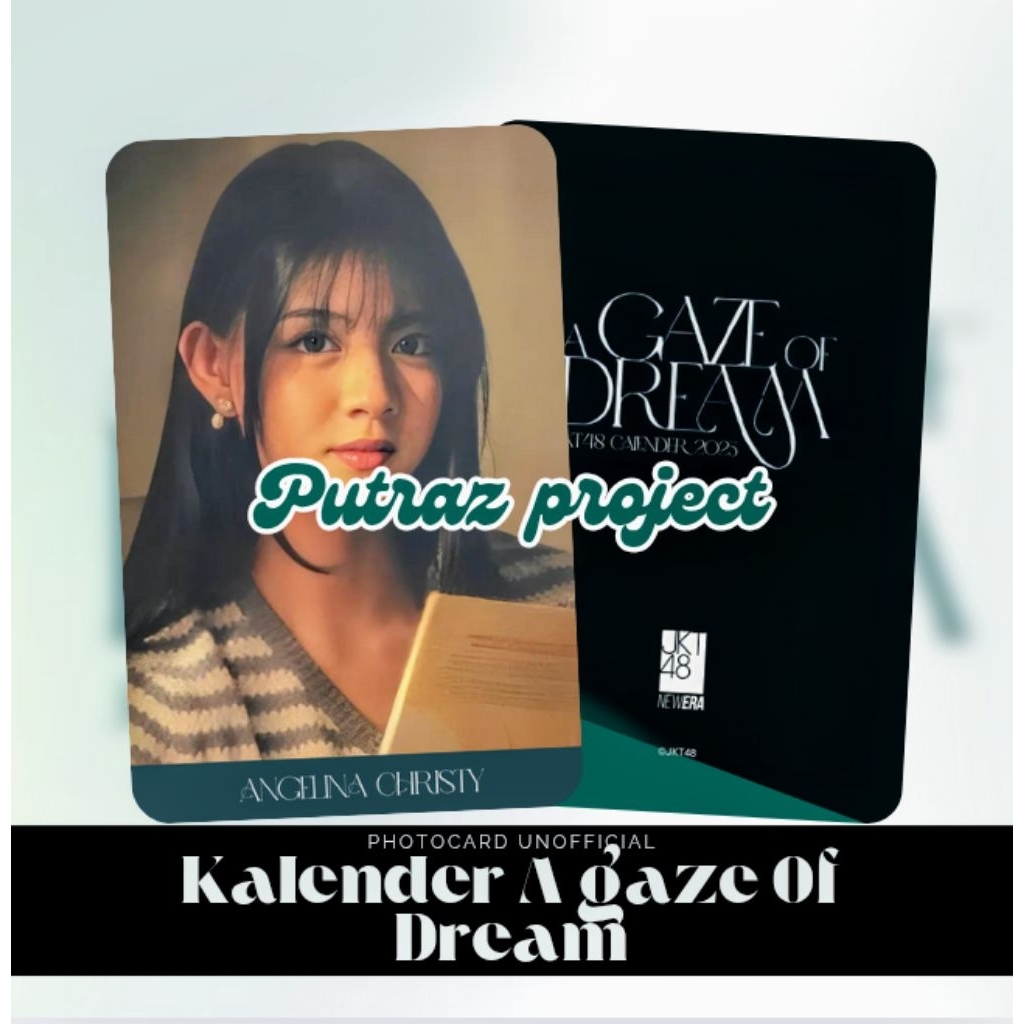 

Photocard UnOfficial Kalender A Gaze of dream 100% Fan made (Baca Desk)