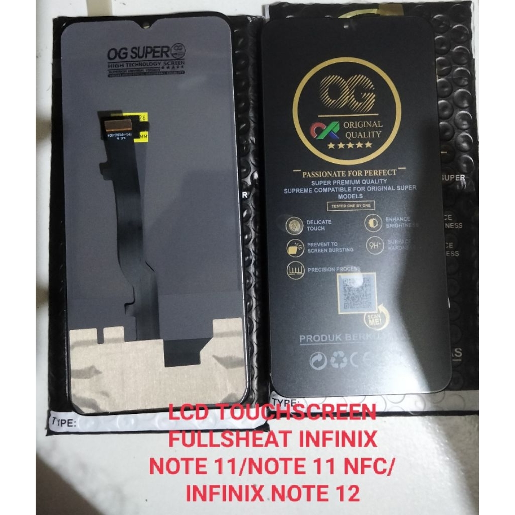 LCD+TOUCHSCREEN FULLSHEAT INFINIX NOTE 11/NOTE 11 NFC/INFINIX NOTE 12/ POVA 4 PRO
