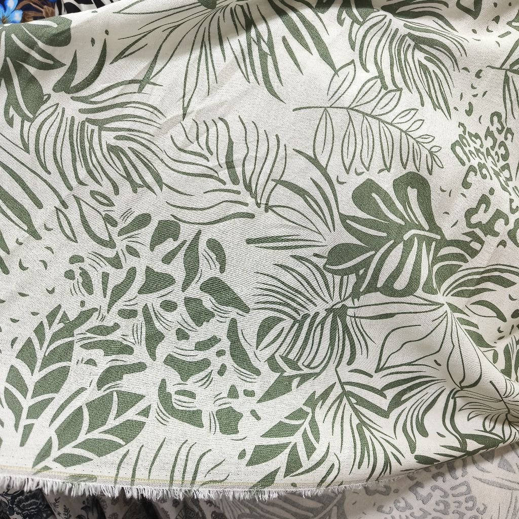 PROMO Kain Katun Linen Motif Premiun/Kain Katun Linen Meteran/linen