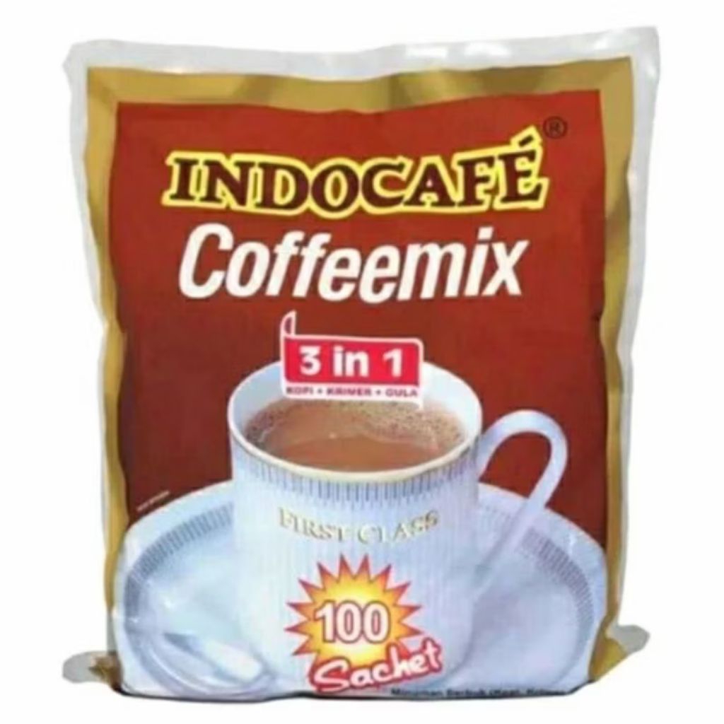 

indocafe coffeemix 3in1, 1 bag isi 100 sachet