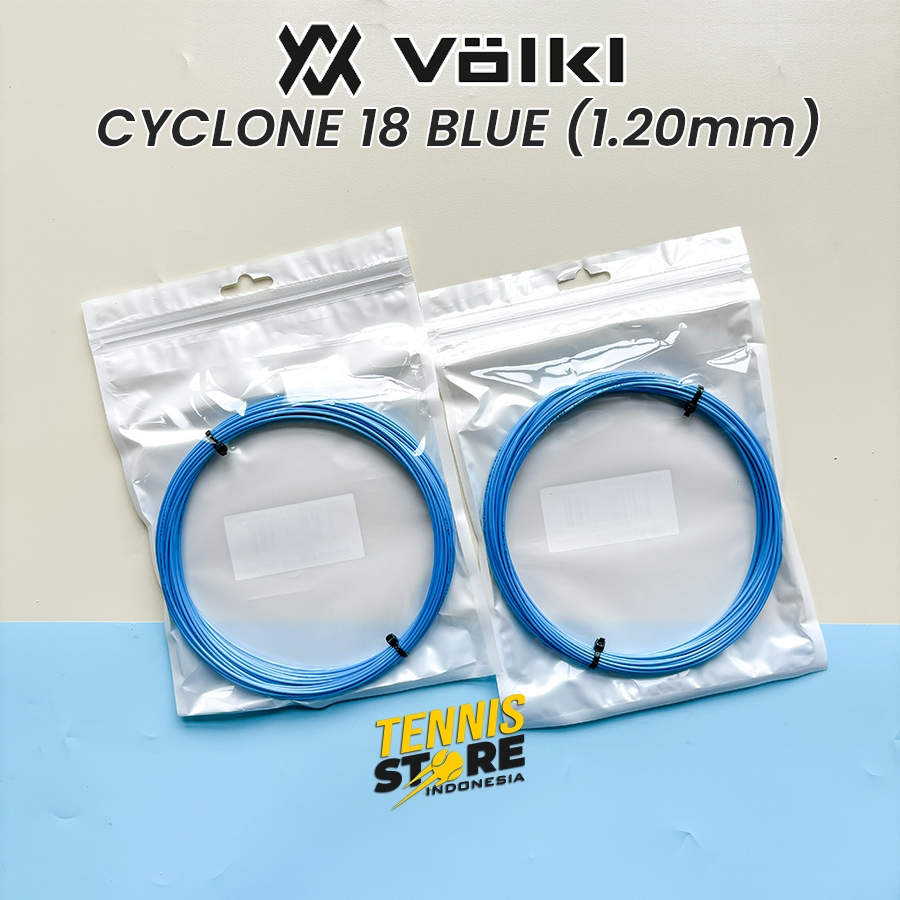 Senar Raket Tenis Volkl CYCLONE 17 / 18 BLUE Repack