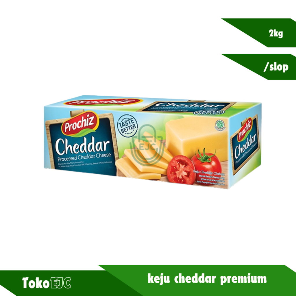 

Prochiz Cheddar Premium keju cheddar parut 2kg/slop