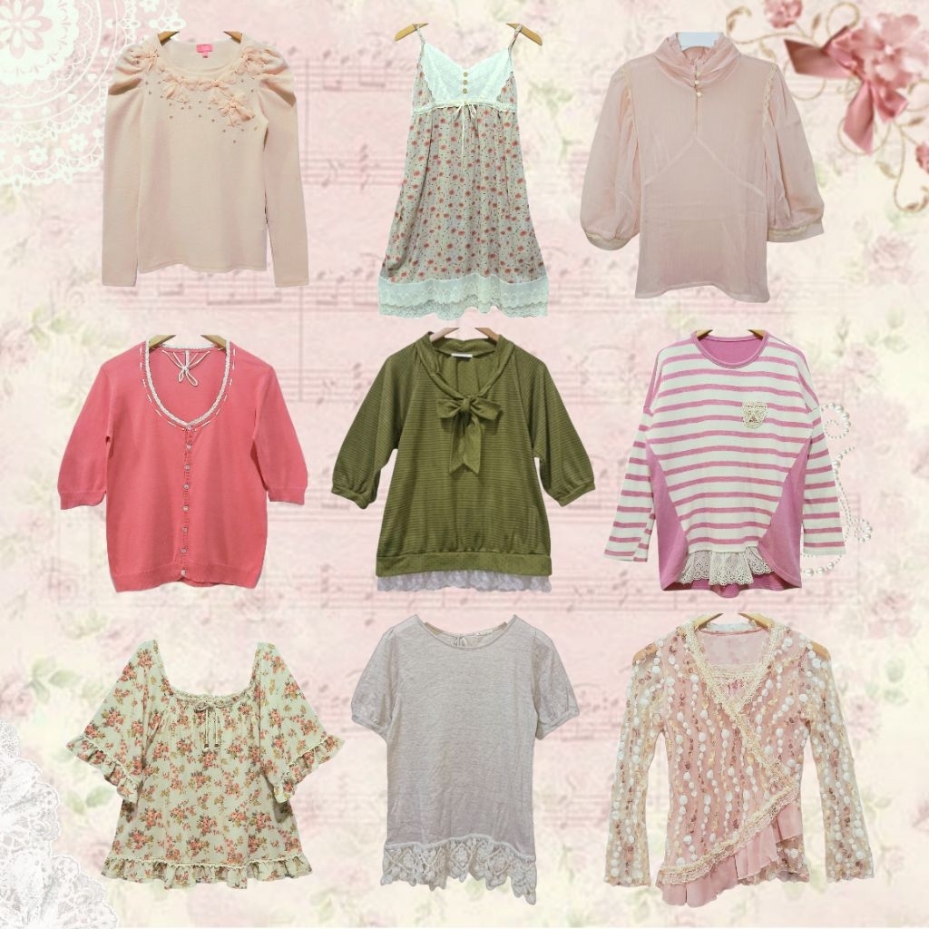 Preloved PL Second ° Coquette, Cottagecore, Vintage, Shabby Chic ° Top, Blouse, Dress, Skirt