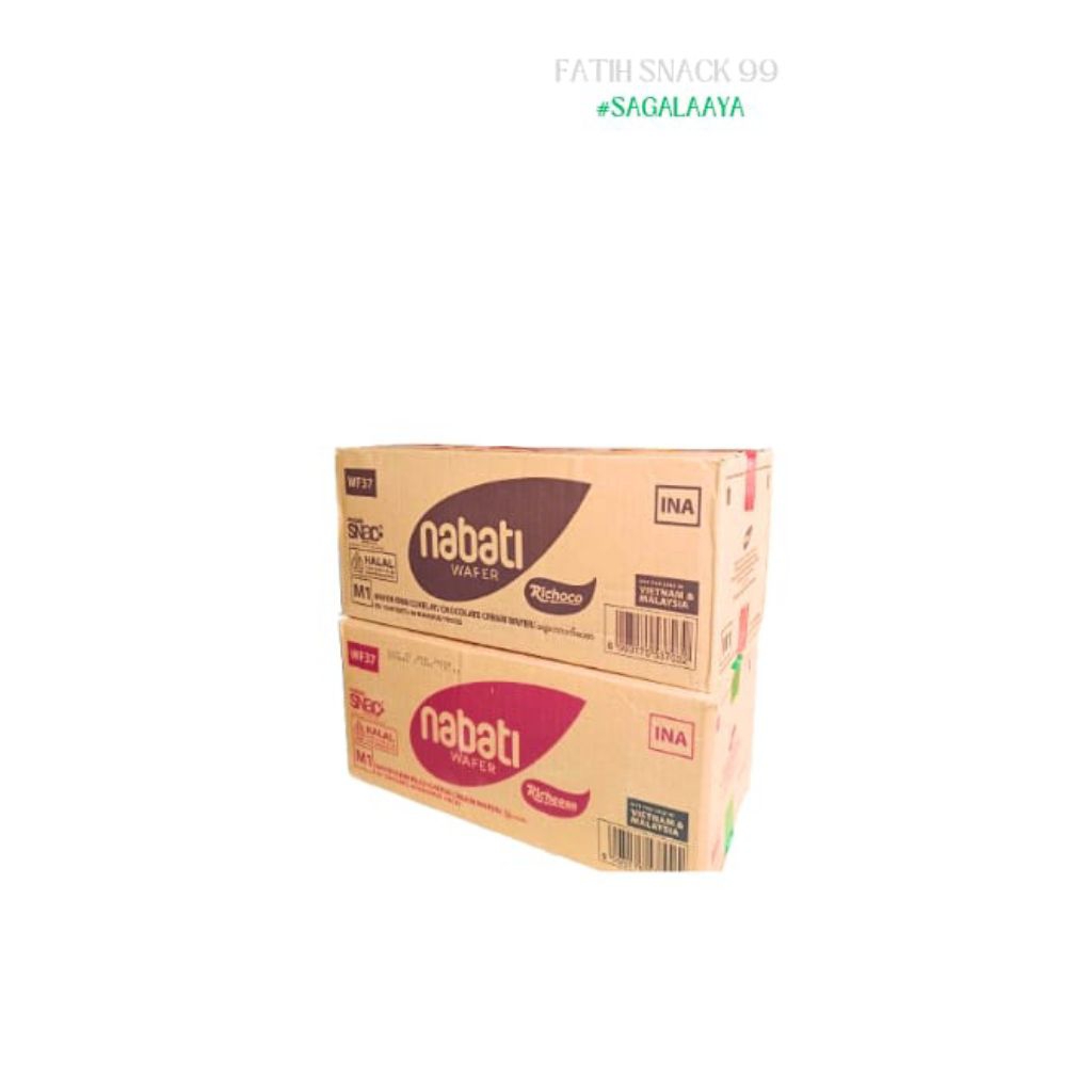 

WAFER NABATI 2000 ISI 60 PCS X 37G RASA KEJU COKLAT PINK LAVA PANDAN KARAMEL STRAWBERRY VANILA