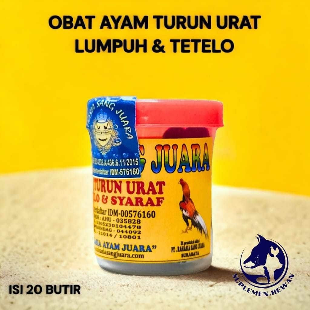 OBAT Ayam Turun Urat Lumpuh & Tetelo