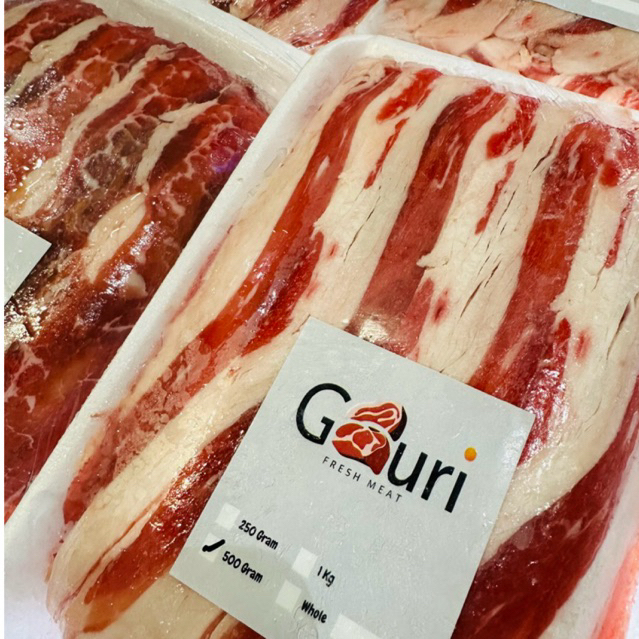 

Gauri Beef Shortplate Slice 500gr
