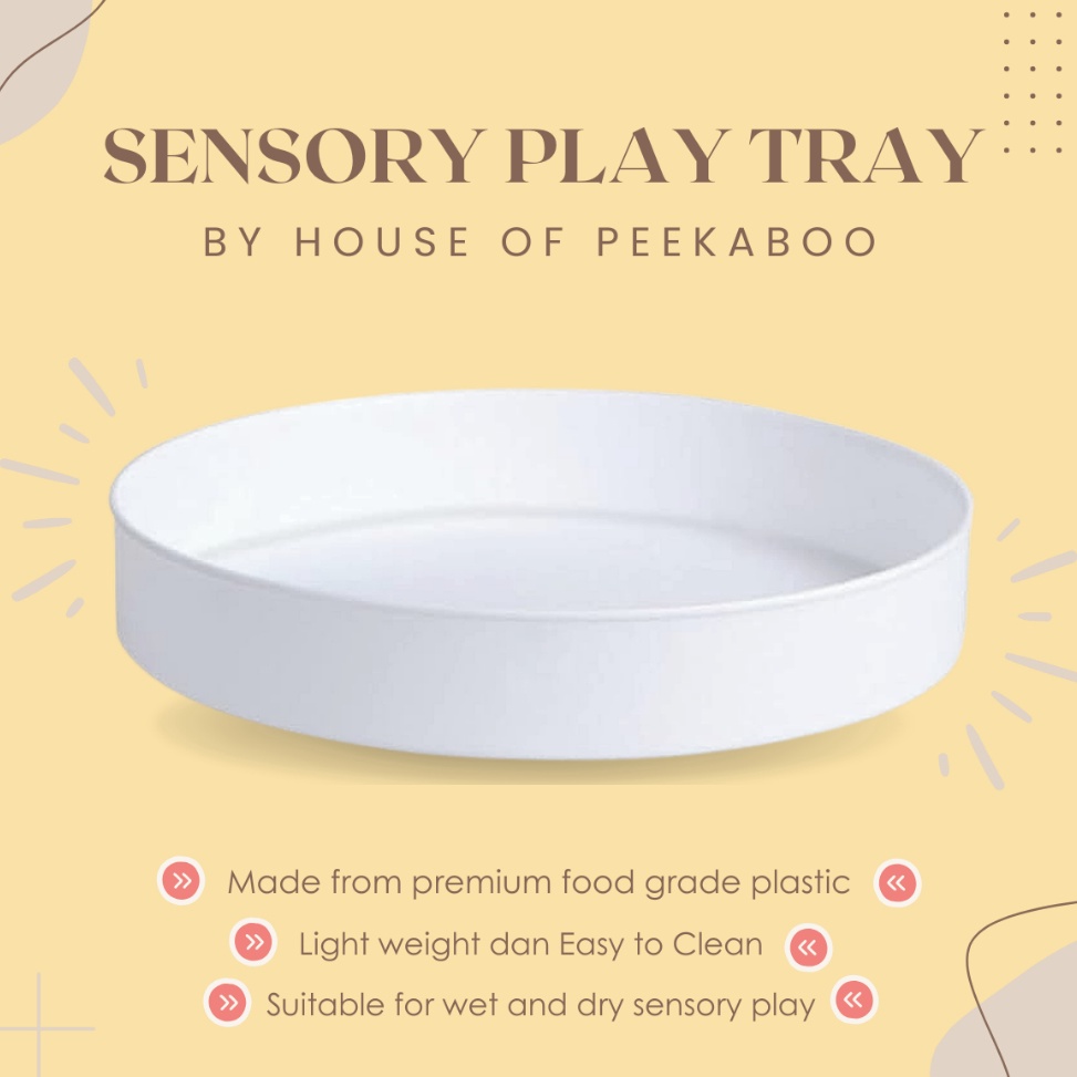 KODE L95Q LIMITED PRODUCT SENSORY PLAY TRAY  Sensory Bin  Sensory Tray  Nampan Sensory Play  Wadah M