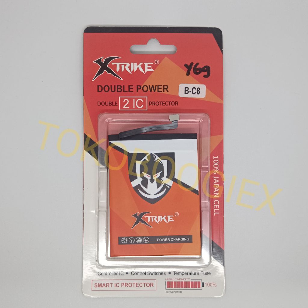 Baterai XTRIKE DOUBLE POWER Vivo Y69 B-C8 BC8