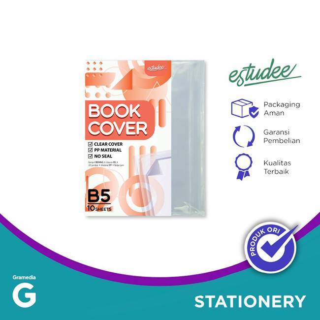 

Gramedia Cirebon - ESTUDEE SAMPUL PP SEAL B5 ISI 10 J