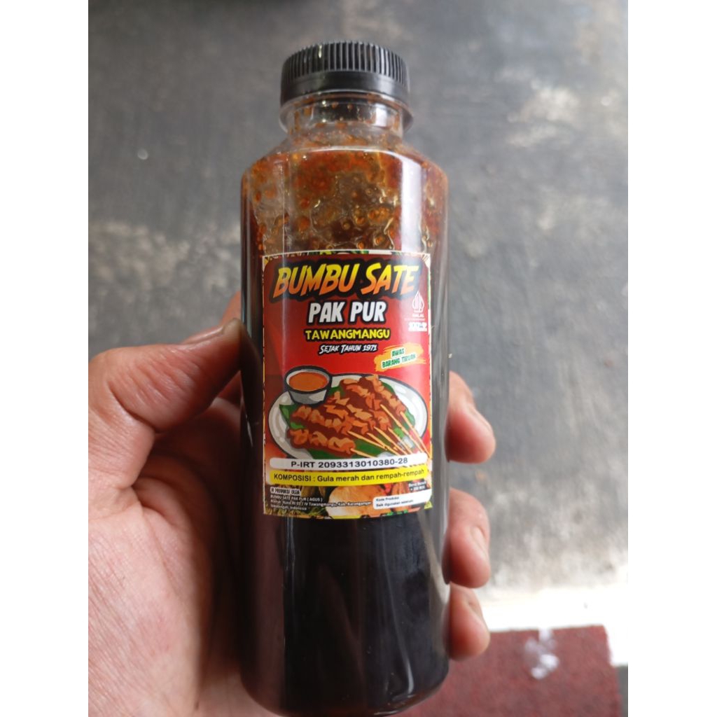 

BUMBU SATE KHAS PAK PUR TAWANGMANGU