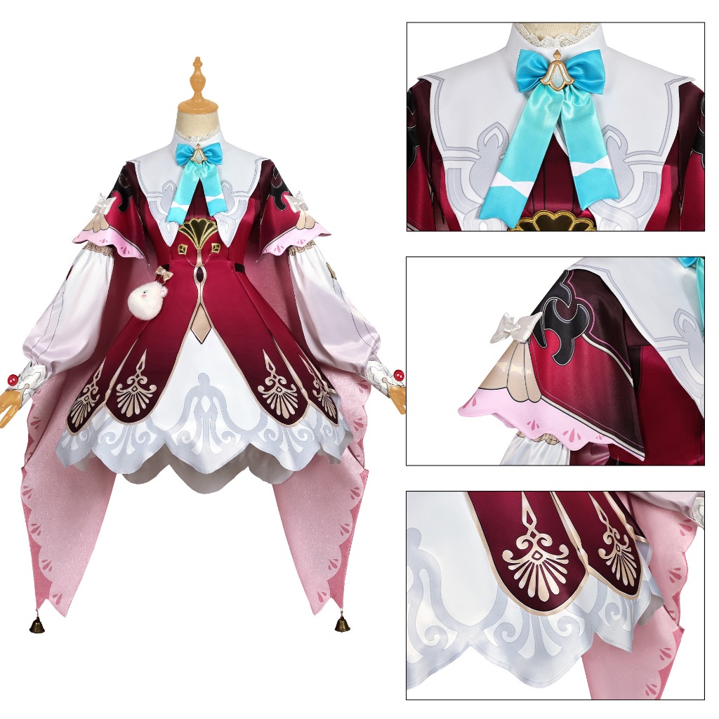 Honkai: Star Rail cos Hyacine cosplay costume and Hyacine wig / Hyacine shoes