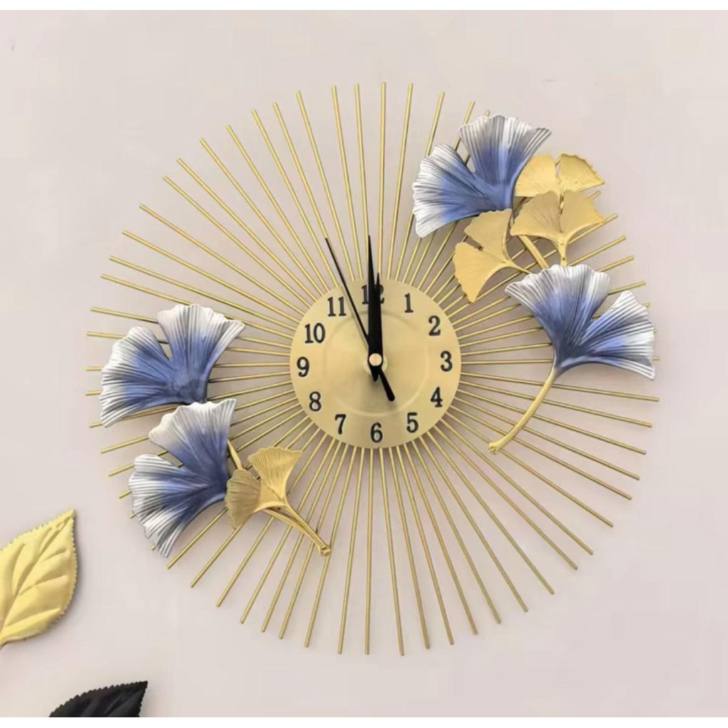 Jam dinding merak jam jumbo luxury jam mewah hiasan dinding jam mewah