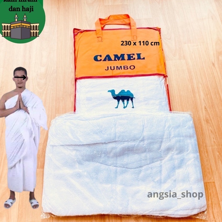 KODE T77A KAIN IHRAM Kain ihram dewasa pria jumbo  kain ihram dan haji  perlengkapan haji dan umroh 