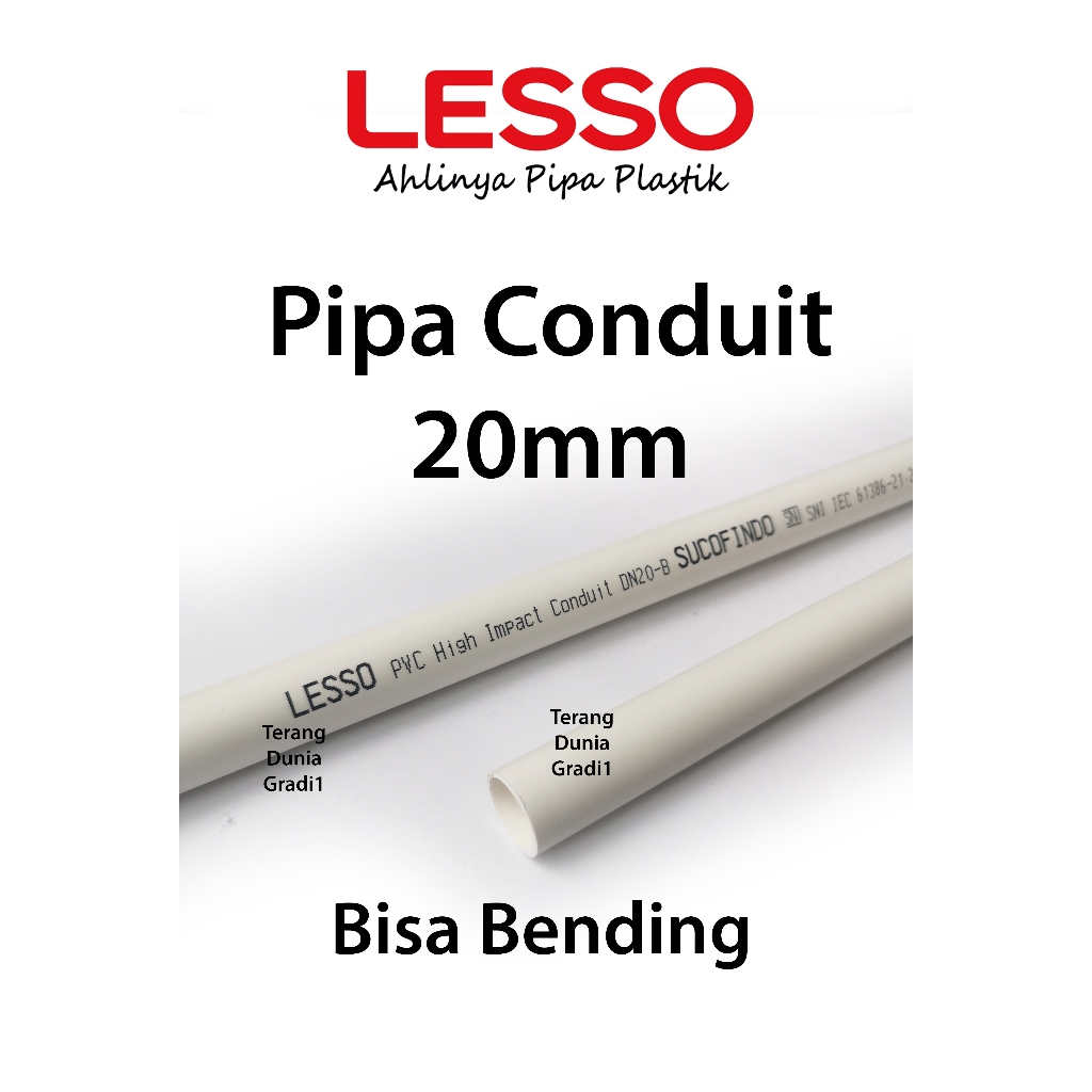 Pipa Conduit Lesso Pipa Lesso Pipa Listrik Lesso Pipa 20mm Lesso Conduit 20mm Pipa 3/4 Lesso