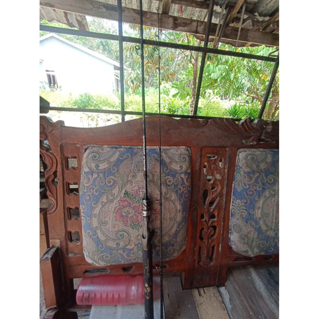 Set reel bc Shimano Curado DC 151 XG dan rod D'power Black Dragon