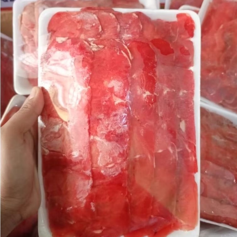 

Beef Slice Teriyaki 500gr / Beef Slice Low Fat / Beef Slice Yakiniku / Daging Sapi Sliced Beef / Daging Rendah Lemak 500gr