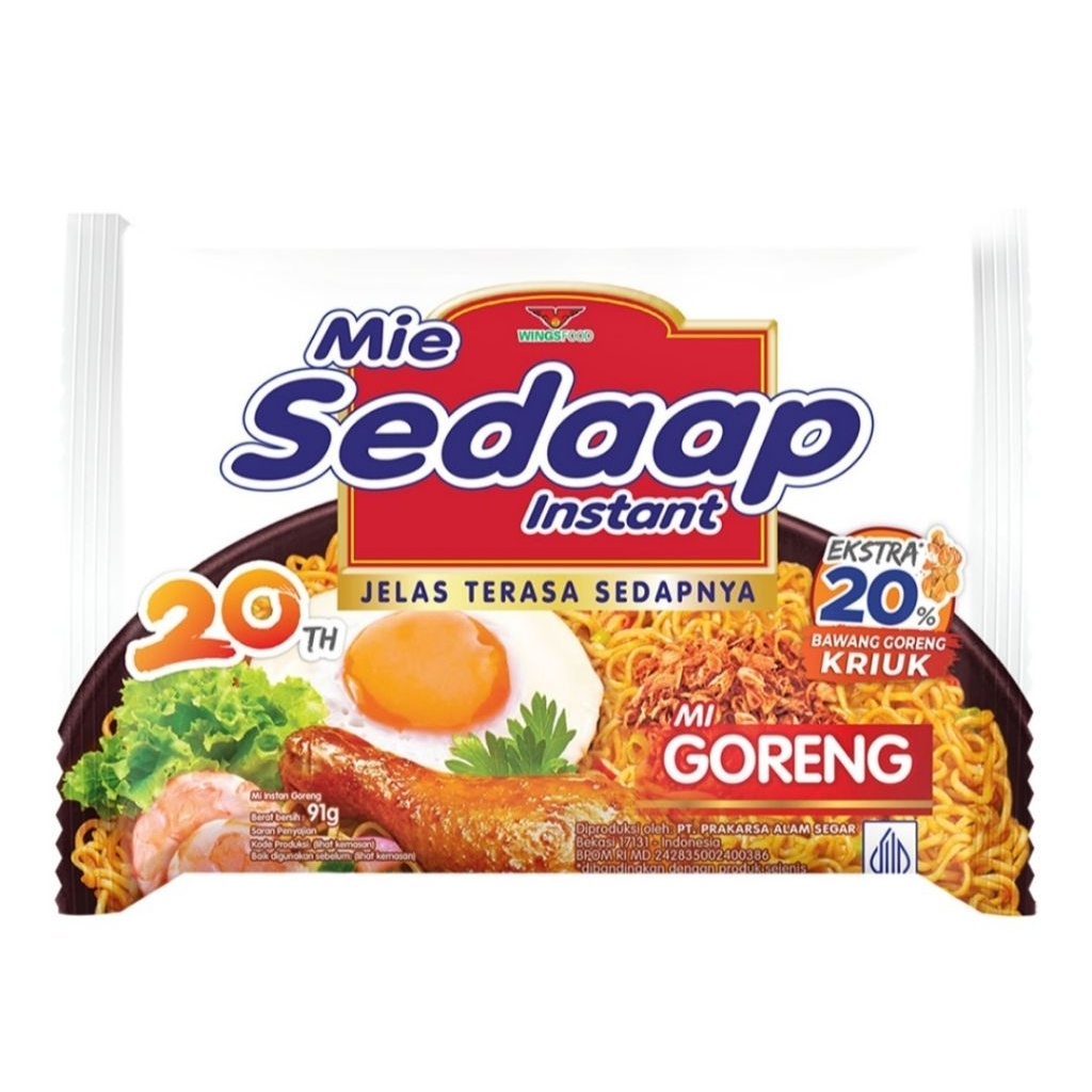 

MIE SEDAAP GORENG 1pcs