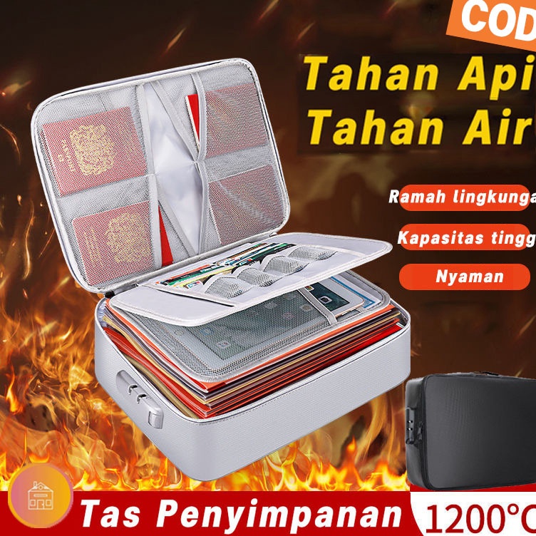 

KODE I75H COD Tas Dokumen Tahan Api Dan Air Tas Penyimpanan Tas Penyimpan Dokumen Menyimpan Dokumen Paspor Tempat Berkas Map