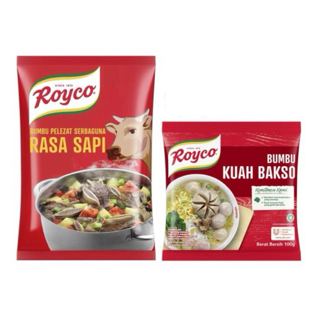 

SPECIAL BUNDLE Royco Pelezat Sapi 460g - Royco Kuah Baso 100g