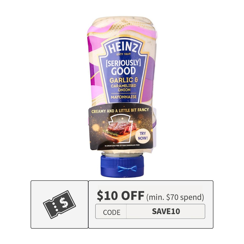 

Heinz Garlic & Caramelized Onion Mayonnaise 215g