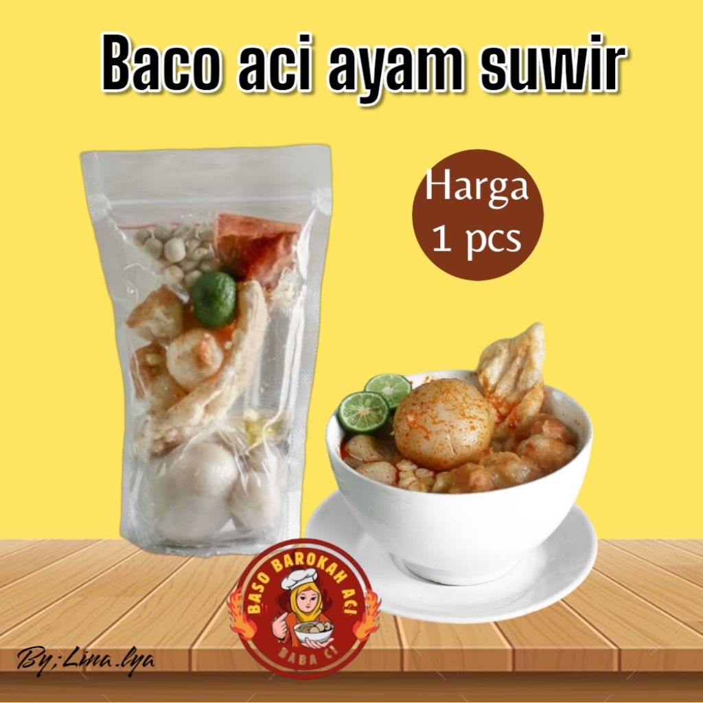 

BASO ACI MERCON ISI AYAM SUWIR