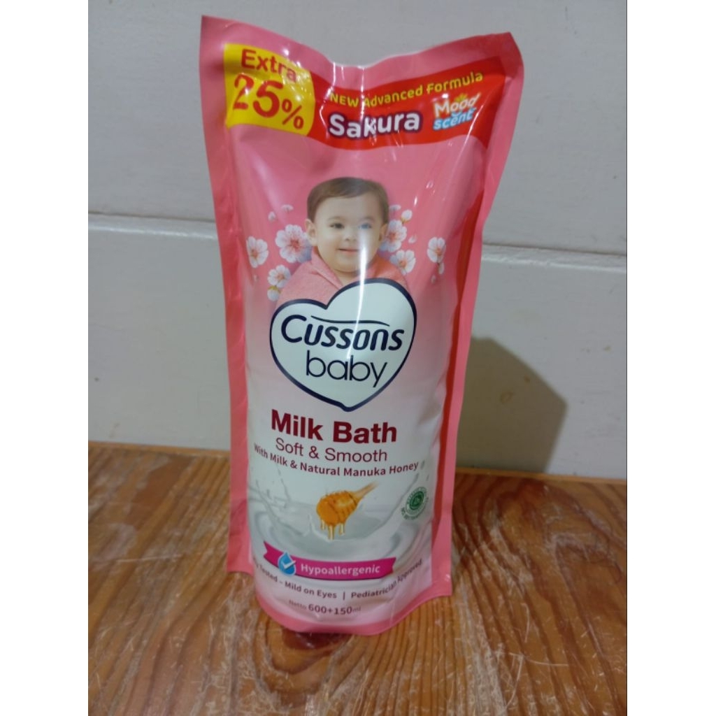 Cussons Baby Milk Bath Soft & Smooth 600 + 150 ml
