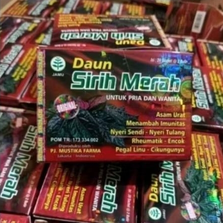 

COD Daun Sirih Merah Kering