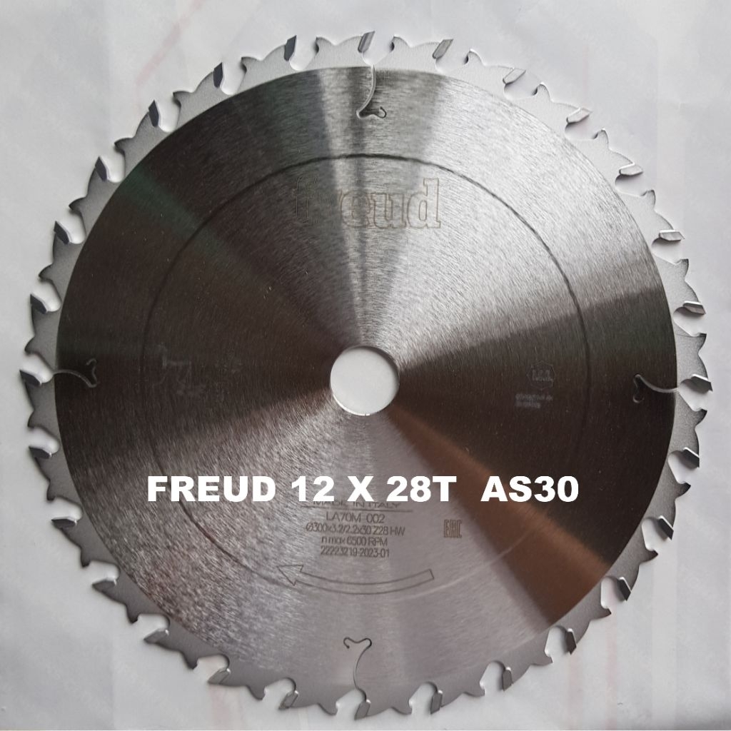 FREUD PISAU GERGAJI CIRcULAR SAW BLADE   KAYU 12 INCHI X 28T FREUD ITALY( 12" X 28T )