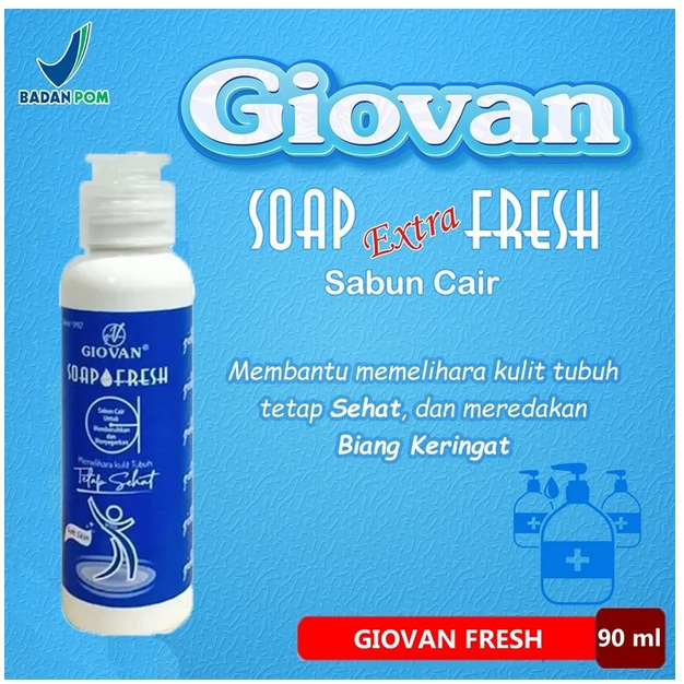 Giovan Sabun Bayi 90ml dan 240ml  - Sabun Cair Lembut Aman untuk Kulit Bayi Sensitif