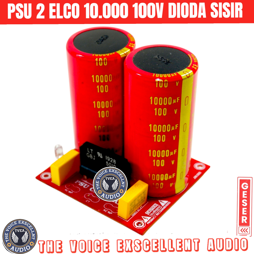 psu 2 elco Nichicon 100v 10000uf