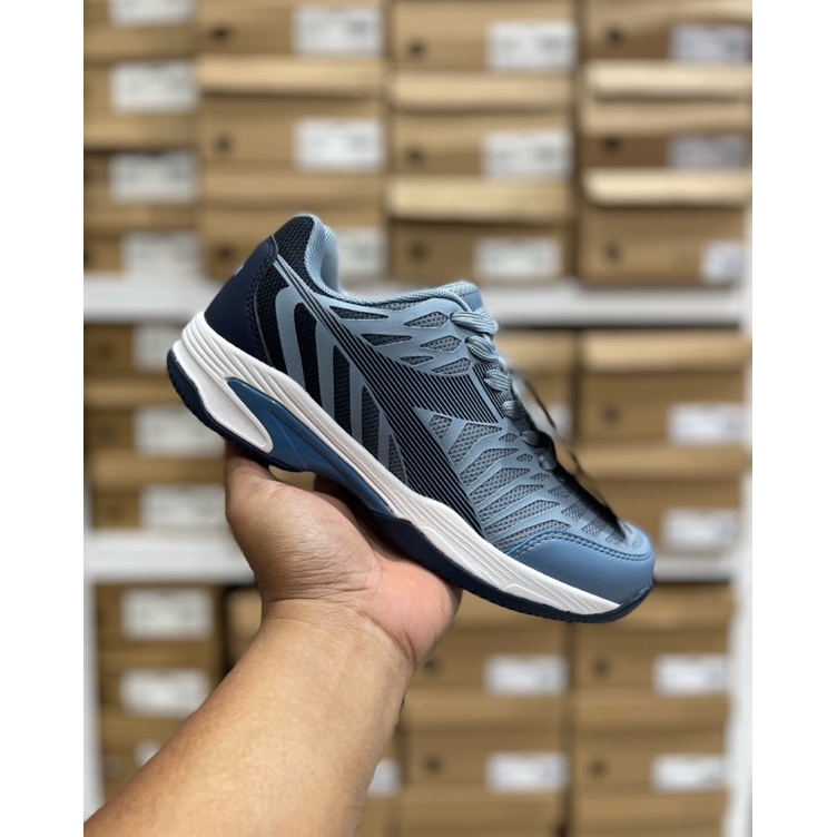 KODE K54W SEPATU TENNIS BADMINTON DIADORA WANITA KESUKI BLUE DIATE2411U ORIGINAL BNIB SHOES