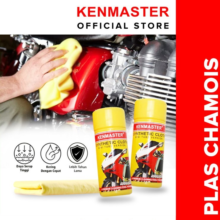 MINI MOTOR Kanebo kenmaster ori plas chamois synthetic cloth 32 x 20