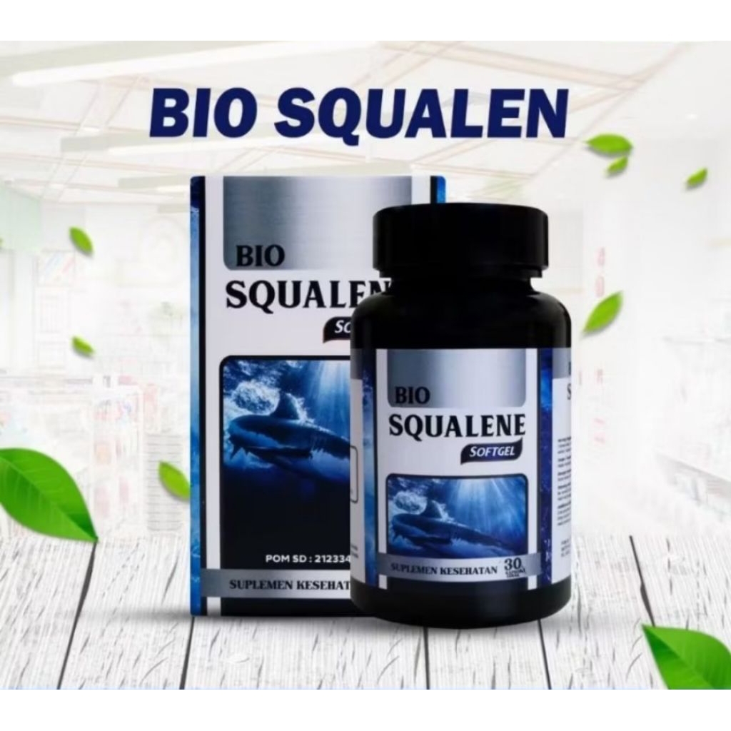 Bio Squalene Vitamin Minyak Hati Ikan Hiu (Squalane/Squalen) Original