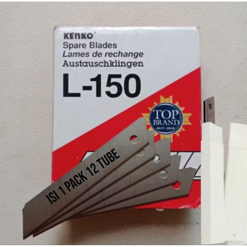 

KODE E56S Pisau Cutter Kenko L15 Isi 12 Tube Stainless Korea