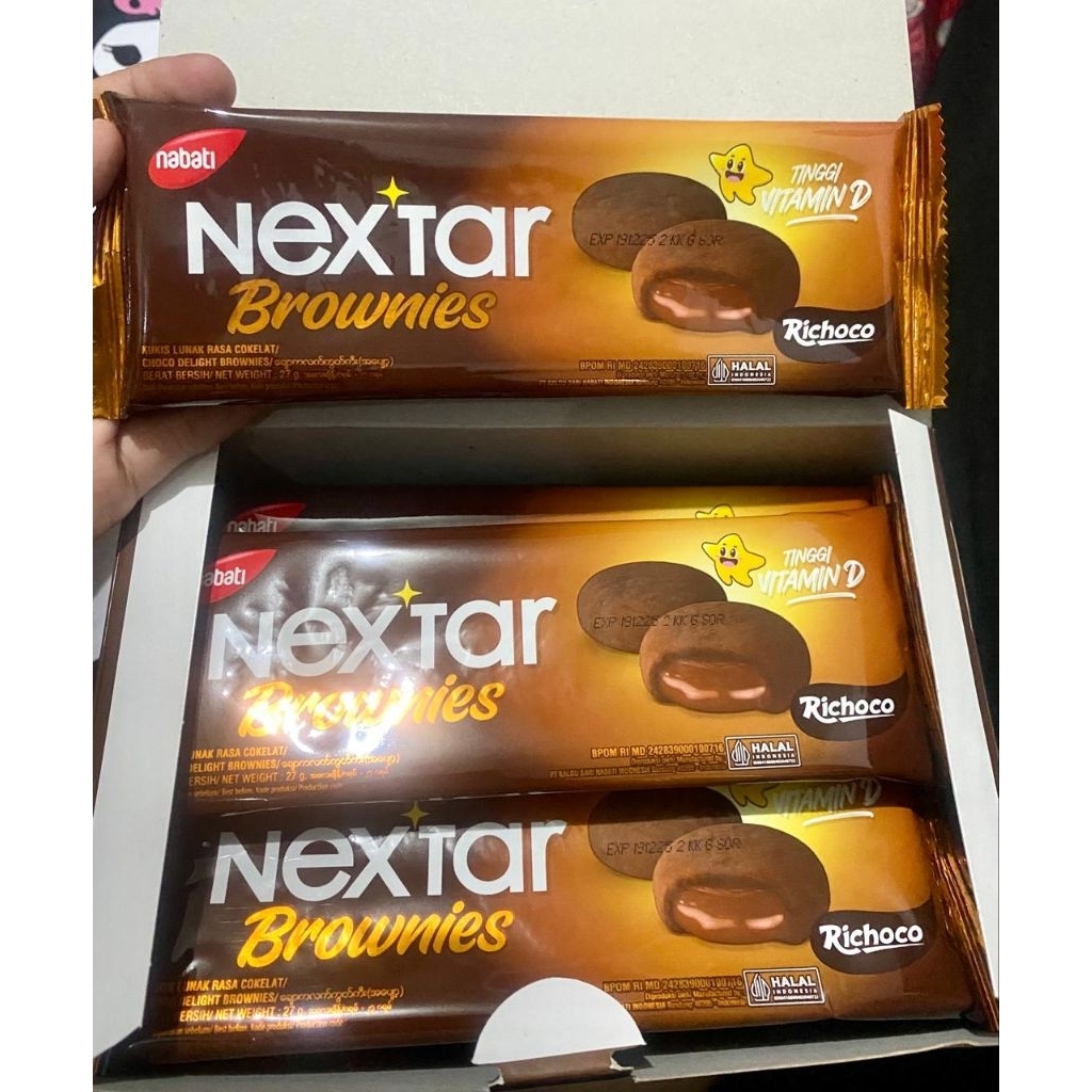 

Nabati Richoco Nextar Brownies Kukis Lunak Rasa Cokelat